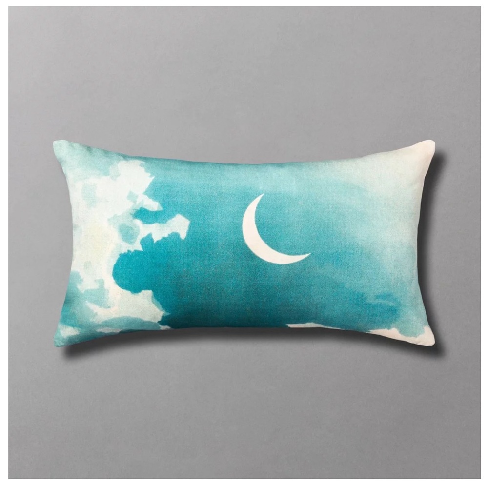 John Derian for Threshold Witching Hour Oversized Celestial Sky Lumbar Pillow
